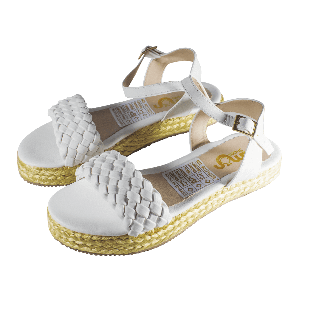 Sandalia ISA - BLANCO - lemon shoes