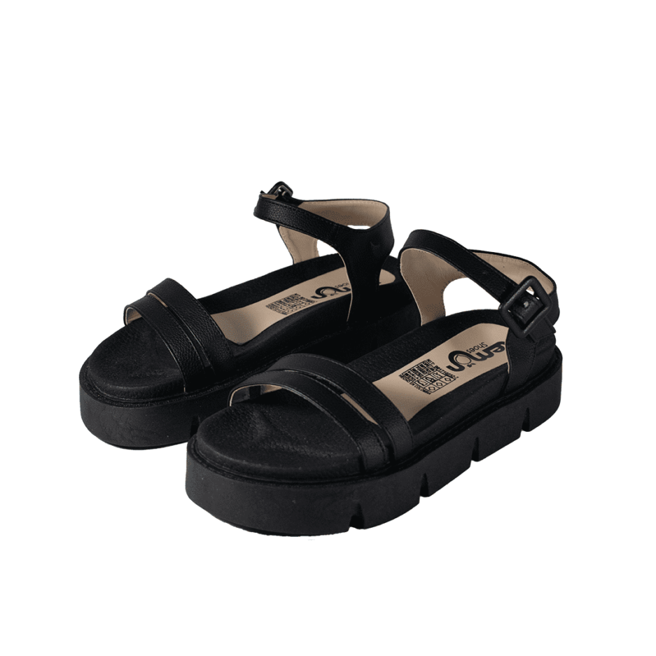 Sandalia Plataforma Donna negro - Lemon shoes