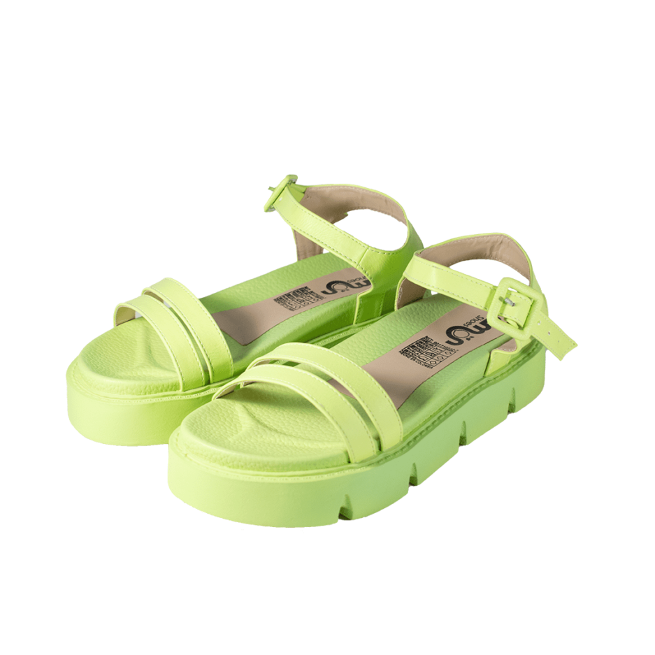 Sandalia plataforma Donna Verde - Lemon shoes