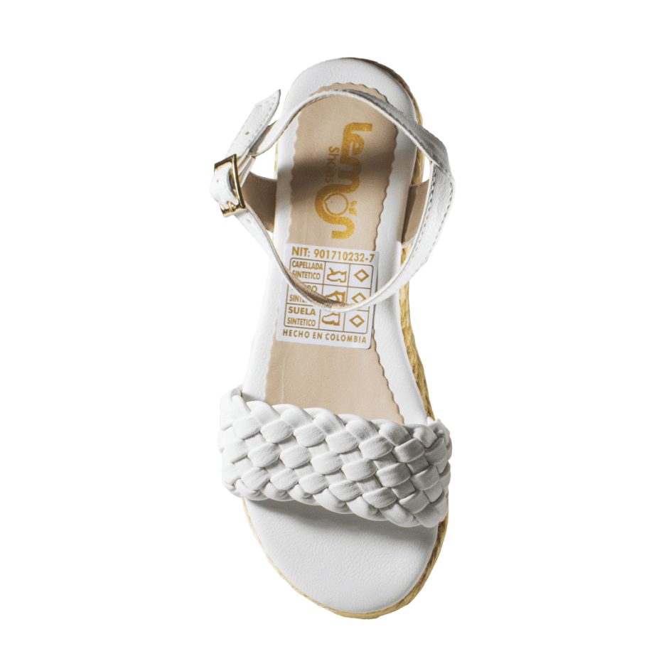 Sandalia ISA - BLANCO - lemon shoes