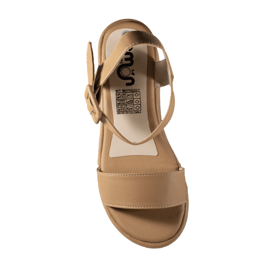Sandalia plataforma Marie Negro - Lemon Shoes